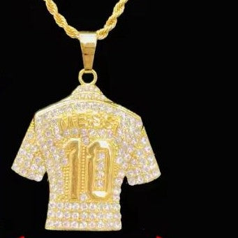 MESSI 10 GOLD LOOK STYLE 1 PENDANT SET