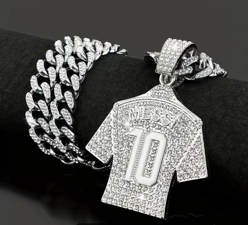 MESSI 10 SHIRT PENDANT AND NECKLACE