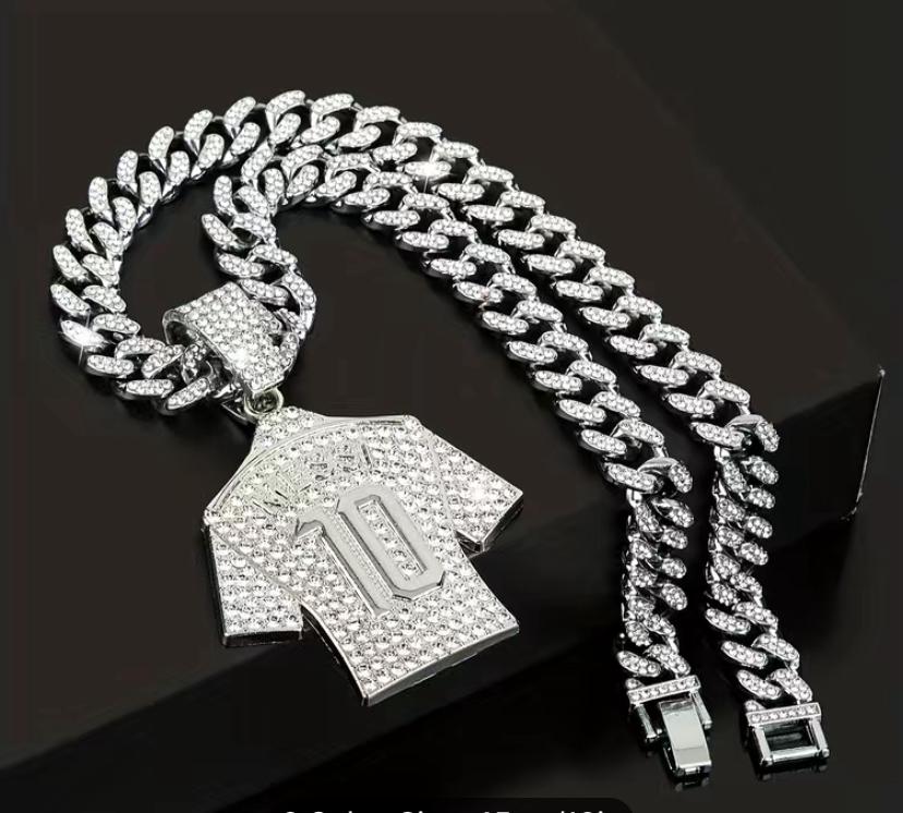 MESSI 10 SHIRT PENDANT AND NECKLACE