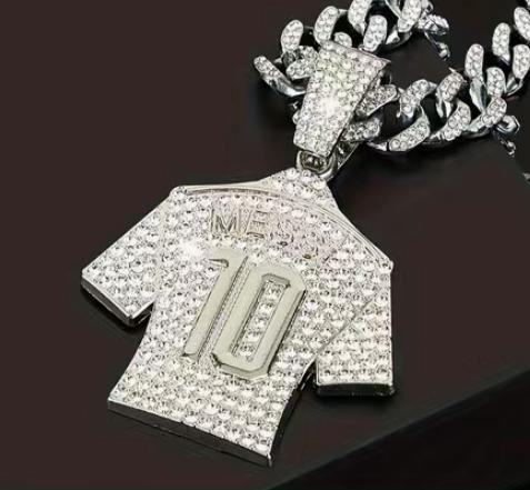 MESSI 10 SHIRT PENDANT AND NECKLACE