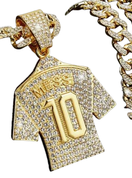 MESSI 10 SHIRT PENDANT AND NECKLACE