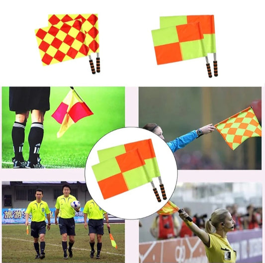 FOOTBALL REFEREE LINESMAN FLAGS