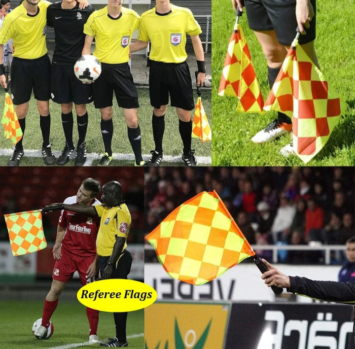 FOOTBALL REFEREE LINESMAN FLAGS