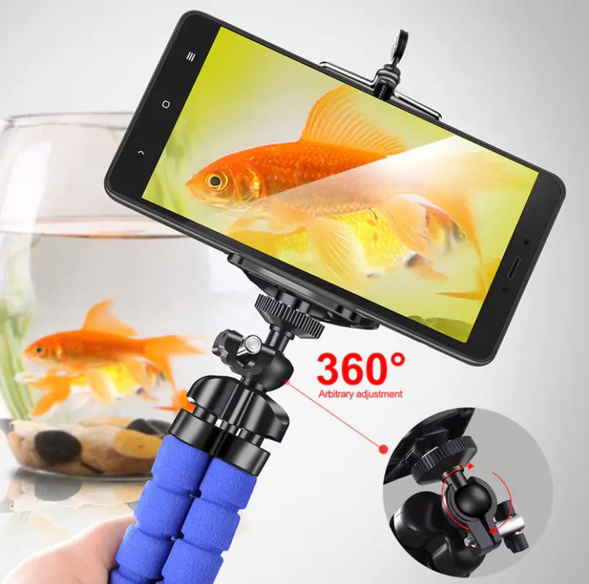 FLEXIBLE OCTOPUS TRIPOD UNIVERSAL PHONE HOLDER