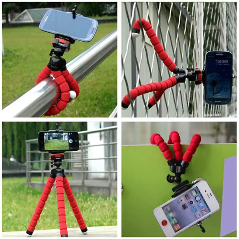 FLEXIBLE OCTOPUS TRIPOD UNIVERSAL PHONE HOLDER