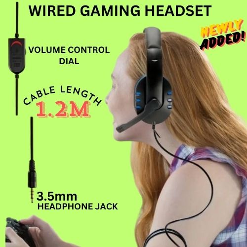 PS5 XBOX LAPTOP WIRED GAMING HEADSET 7260