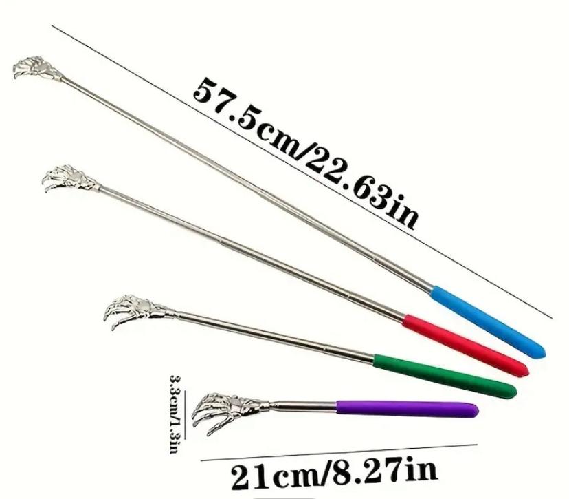 BLACK TELESCOPIC BACK SCRATCHER