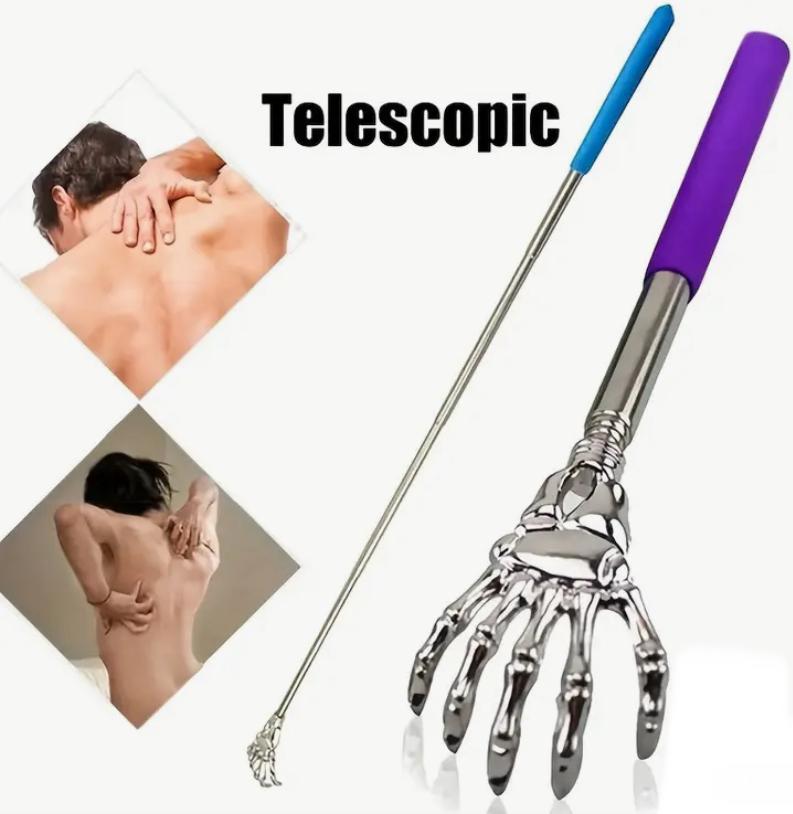 BLACK TELESCOPIC BACK SCRATCHER