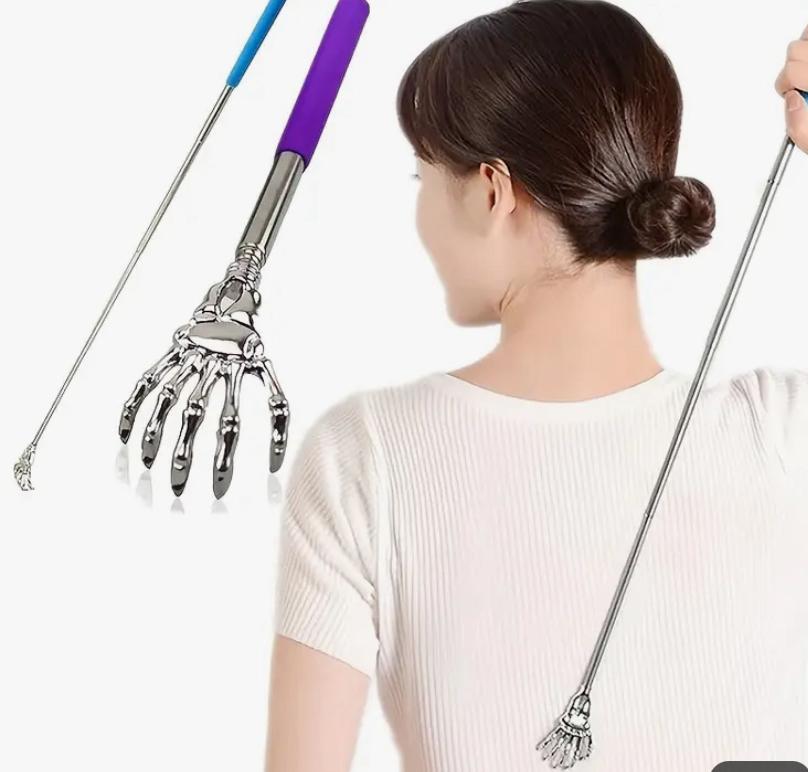 BLACK TELESCOPIC BACK SCRATCHER