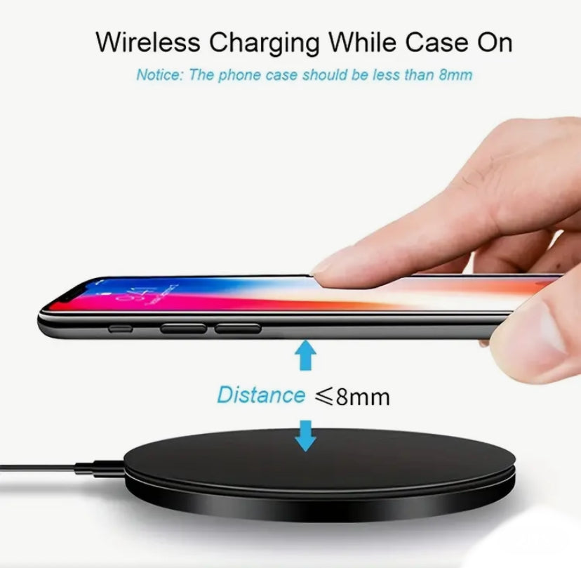 TABLE DISC WIRELESS PHONE CHARGER