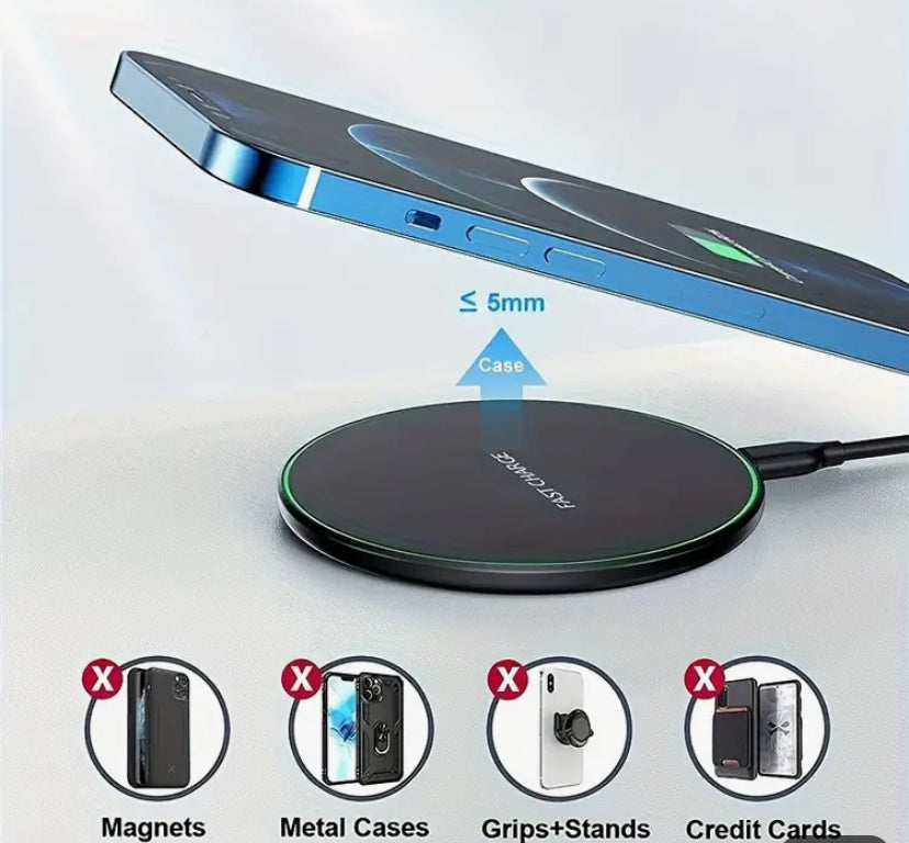 TABLE DISC WIRELESS PHONE CHARGER