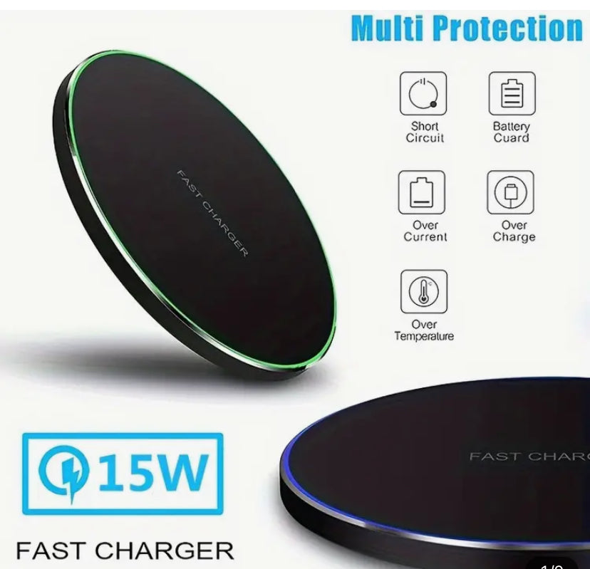 TABLE DISC WIRELESS PHONE CHARGER