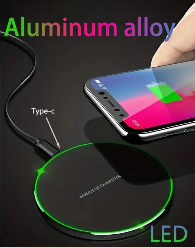 TABLE DISC WIRELESS PHONE CHARGER