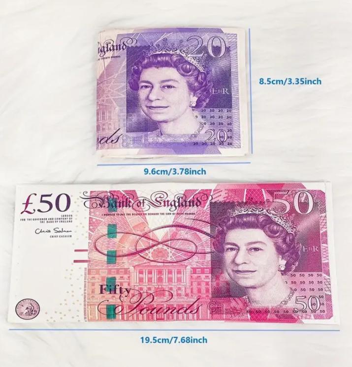 £50 NOTE CARD AND NOTES WALLET