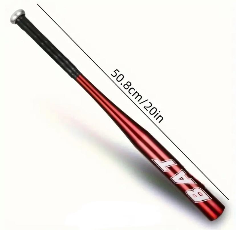 50.8cm BLACK ALUMINIUM BASEBALL BAT